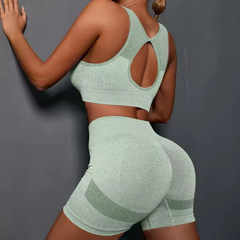Ladies seamless yoga & running set