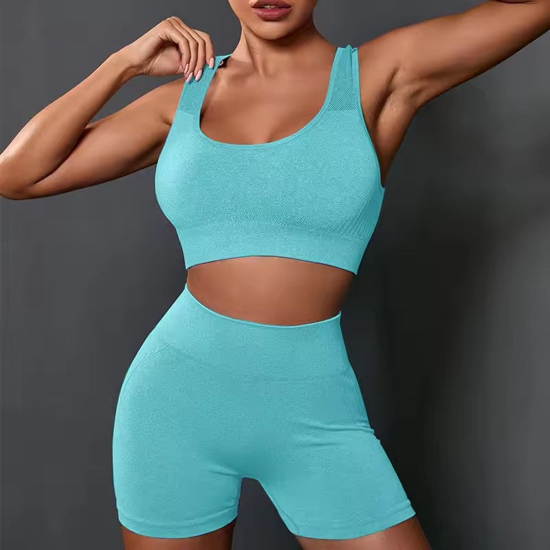 Ladies seamless yoga & running set